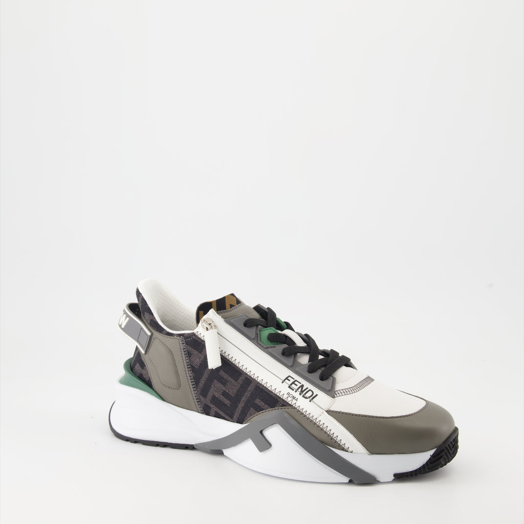 Baskets Baskets Fendi Flow Fendi Gris Homme