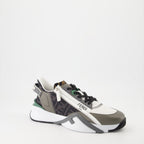 Baskets Baskets Fendi Flow Fendi Gris Homme