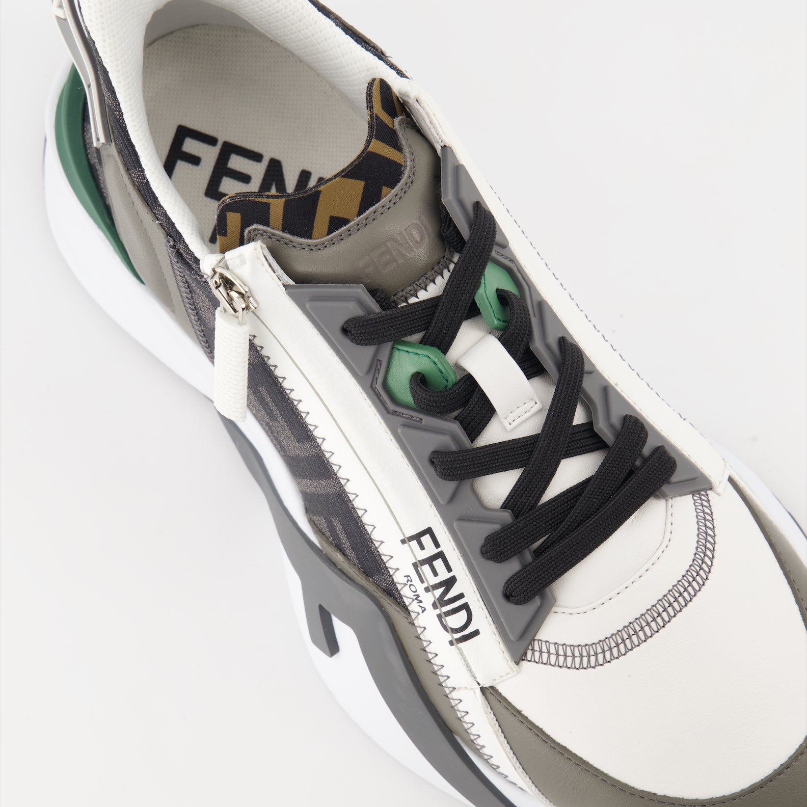 Baskets Baskets Fendi Flow Fendi Gris Homme