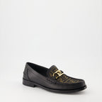Mocasines Mocasines de Cuero O'Lock de Fendi Fendi Negro Homme