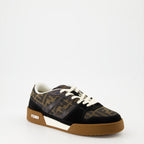 Baskets Baskets Fendi Match Fendi Marron Femme