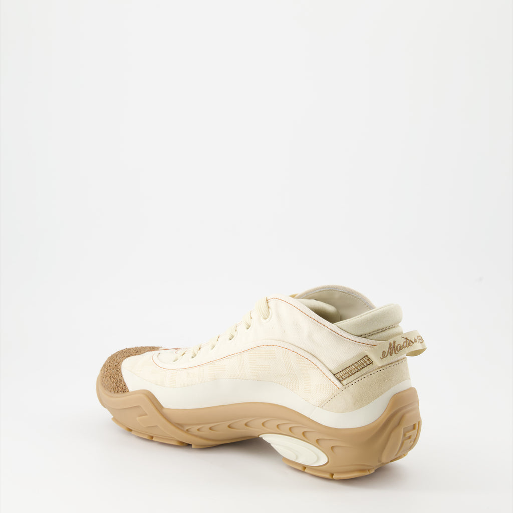 Baskets Baskets Fendi Lab Fendi Beige Homme