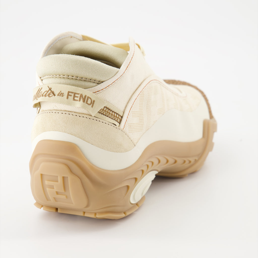 Baskets Baskets Fendi Lab Fendi Beige Homme