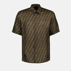Camisas Chemise FF Fendi Marrom Homme