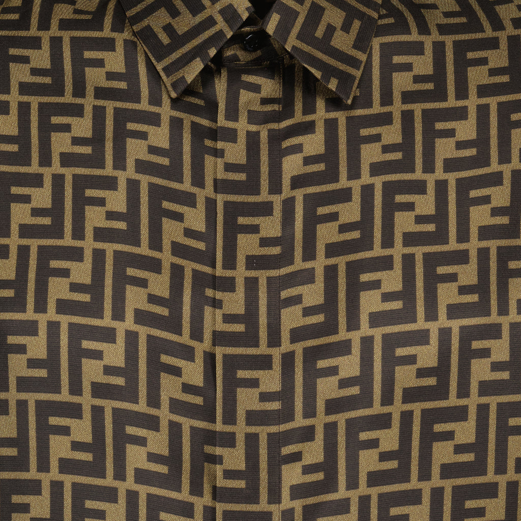 Camisas Chemise FF Fendi Marrom Homme