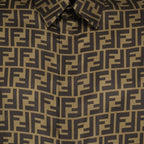 Camisas Chemise FF Fendi Marrom Homme