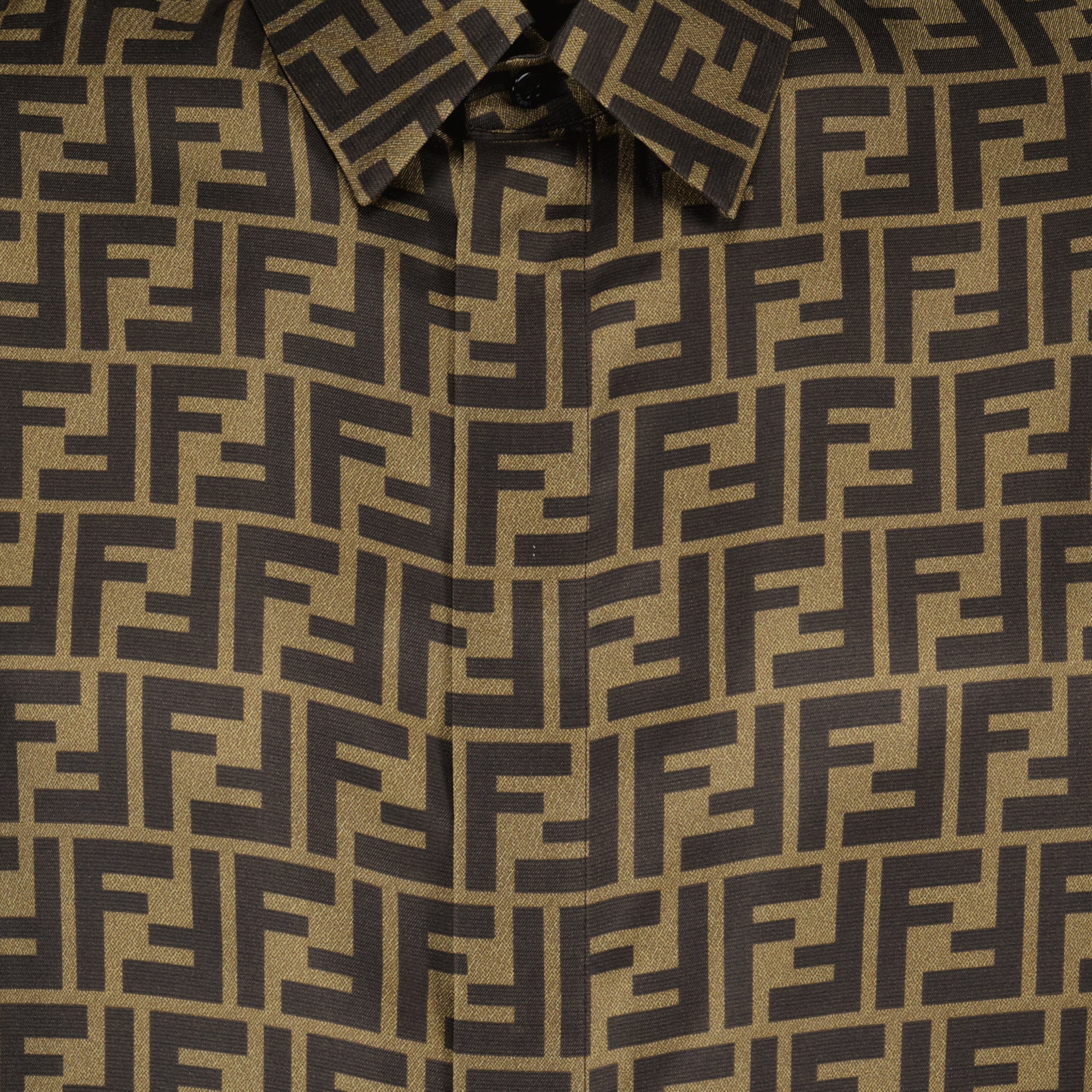 Camisas Chemise FF Fendi Marrom Homme