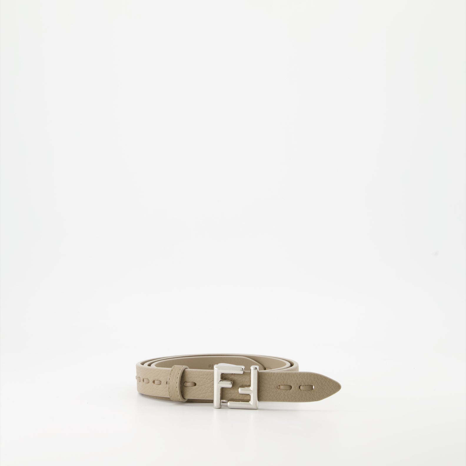Cintos Ceinture FF Fendi Bege Femme