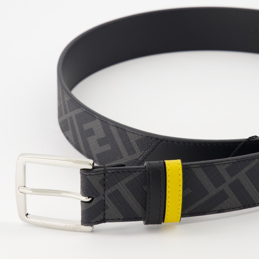 Cintos Ceinture FF Fendi Preto Homme