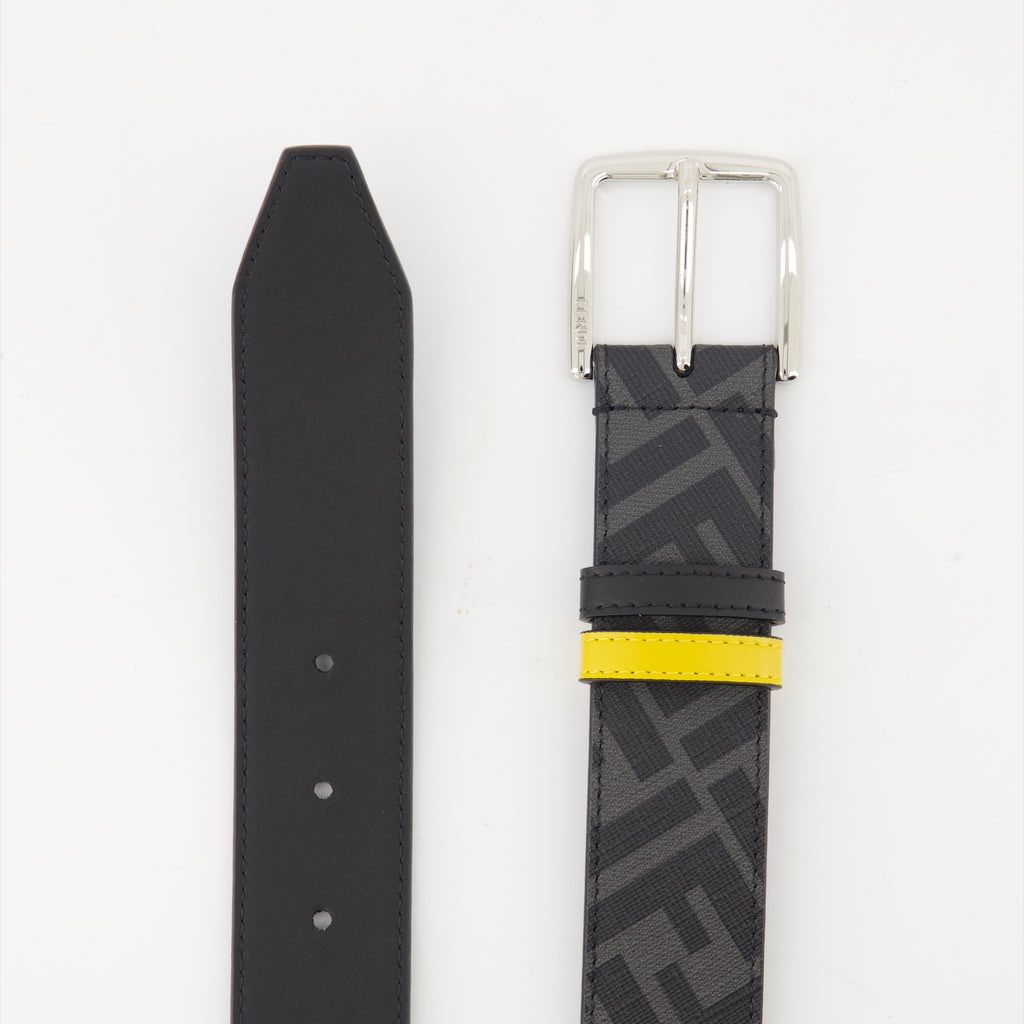 Cintos Ceinture FF Fendi Preto Homme