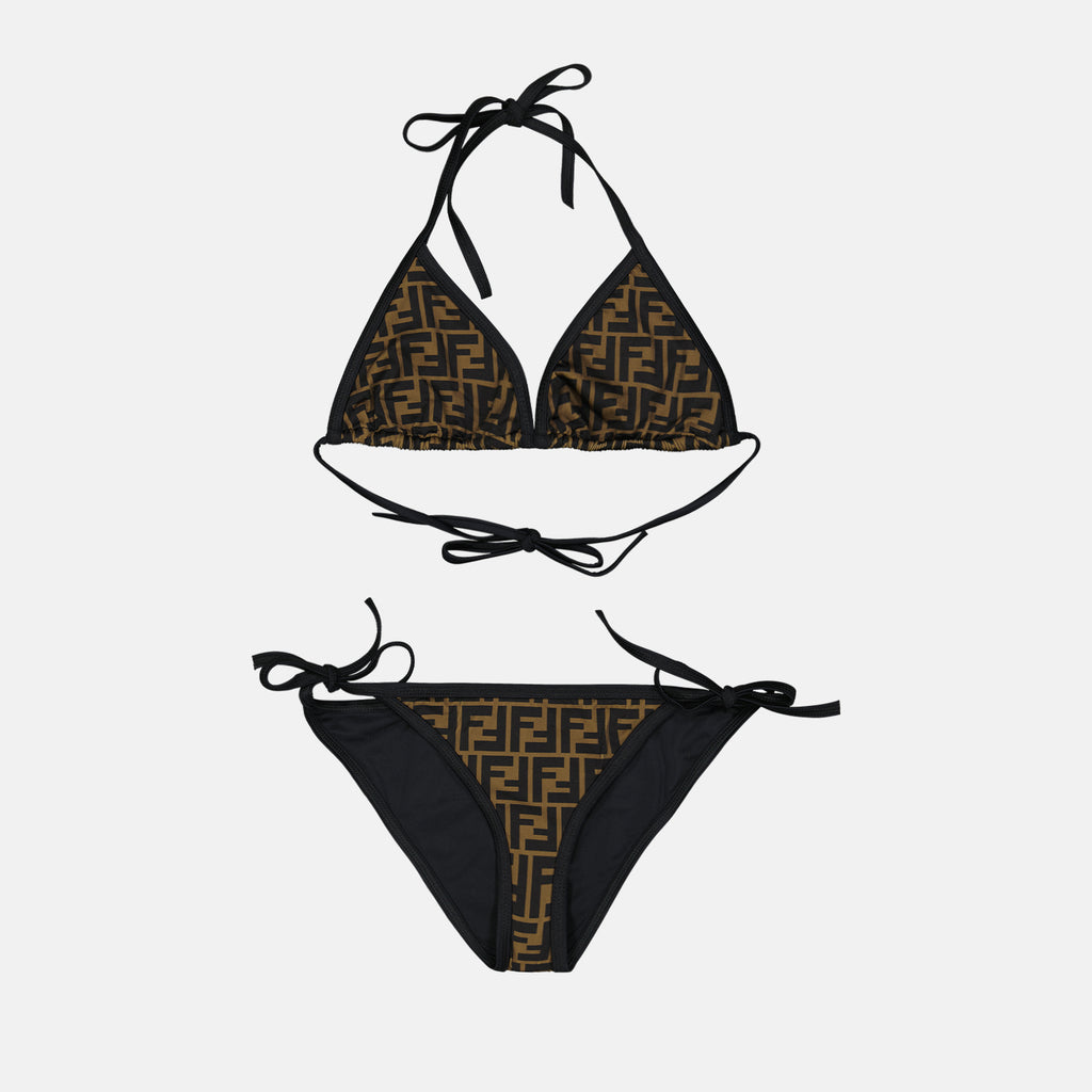 Moda de playa Bikini FF Fendi Marrón Femme