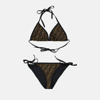 Moda de playa Bikini FF Fendi Marrón Femme