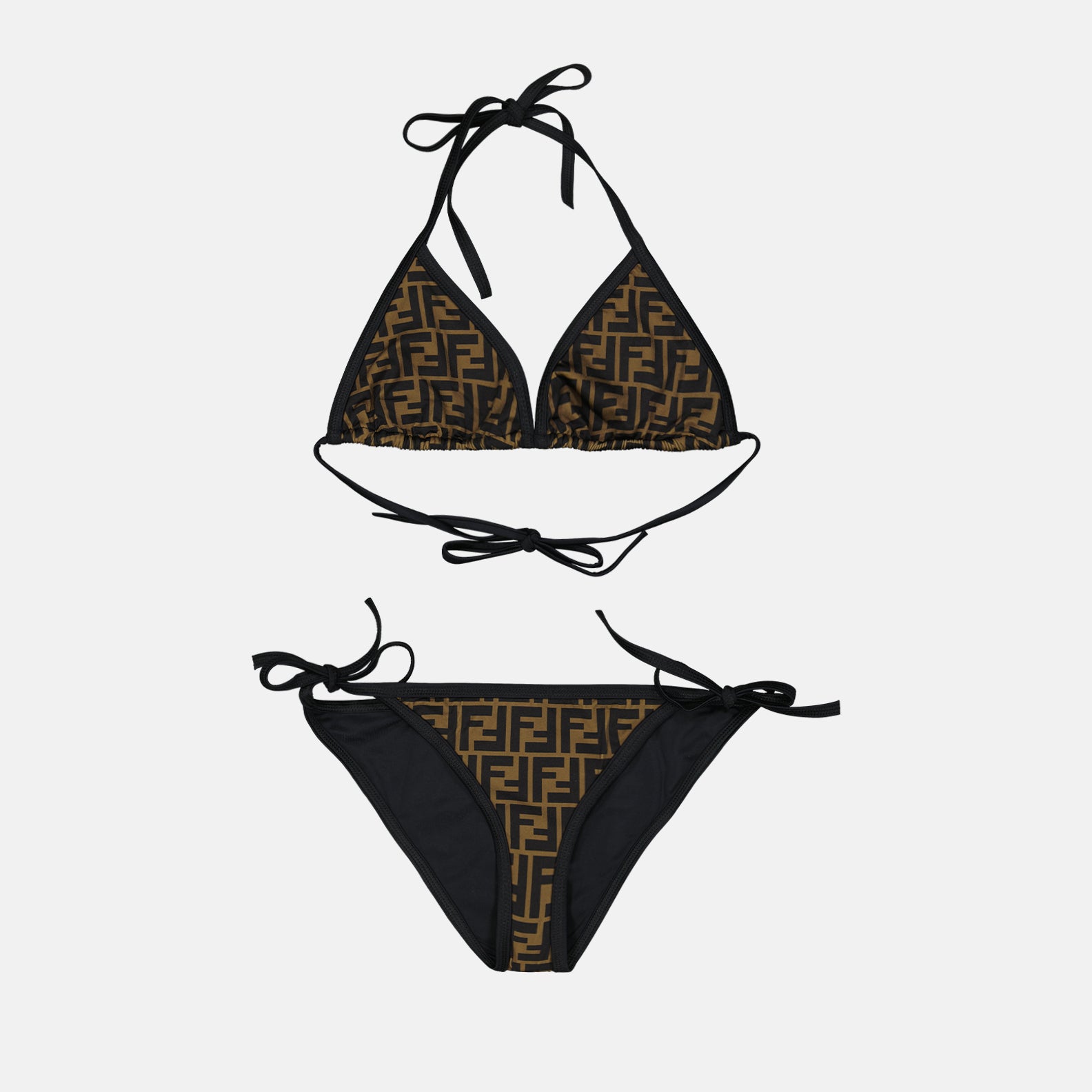 ビーチウェア Bikini FF Fendi 茶色 Femme