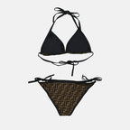 Moda de playa Bikini FF Fendi Marrón Femme