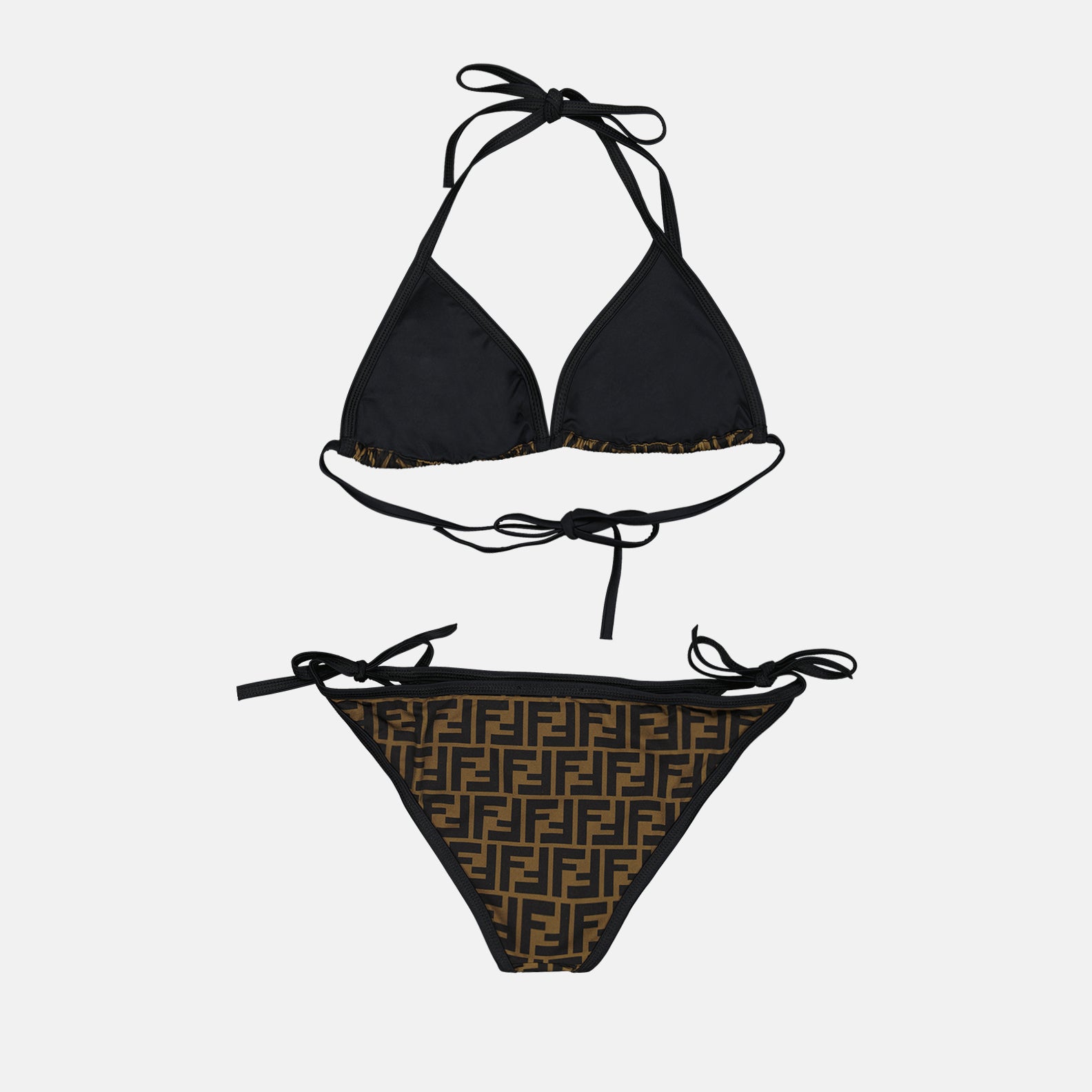ビーチウェア Bikini FF Fendi 茶色 Femme
