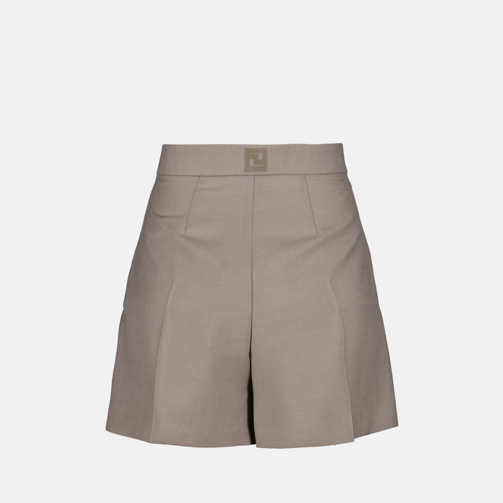 Shorts Shorts in Mohair Fendi Grigio Femme