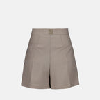Shorts Shorts in Mohair Fendi Grigio Femme