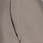 Shorts Shorts in Mohair Fendi Grigio Femme