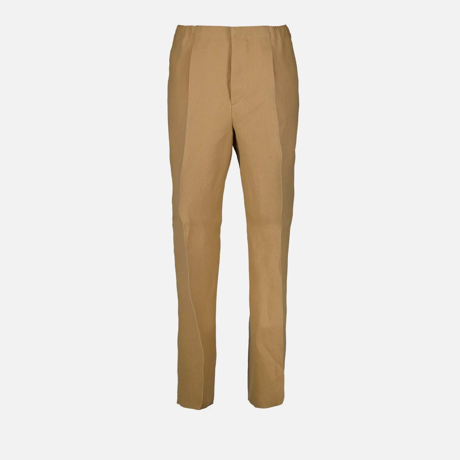 Calças Calças Retas Fendi Marrom Homme