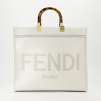 Bolsas tote Sac cabas Sunshine Fendi Branco Femme