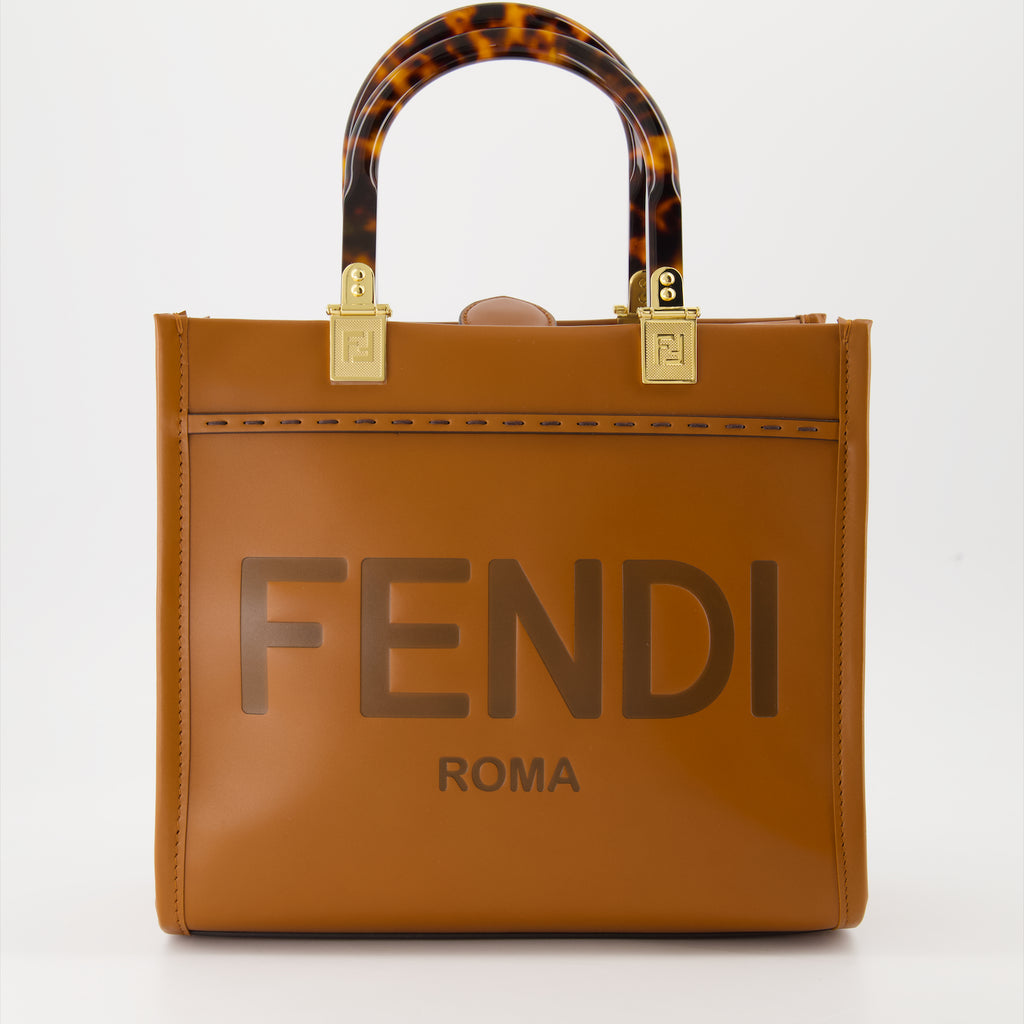 Sacs cabas Sac cabas Sunshine Fendi Marron Femme