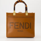 Sacs cabas Sac cabas Sunshine Fendi Marron Femme