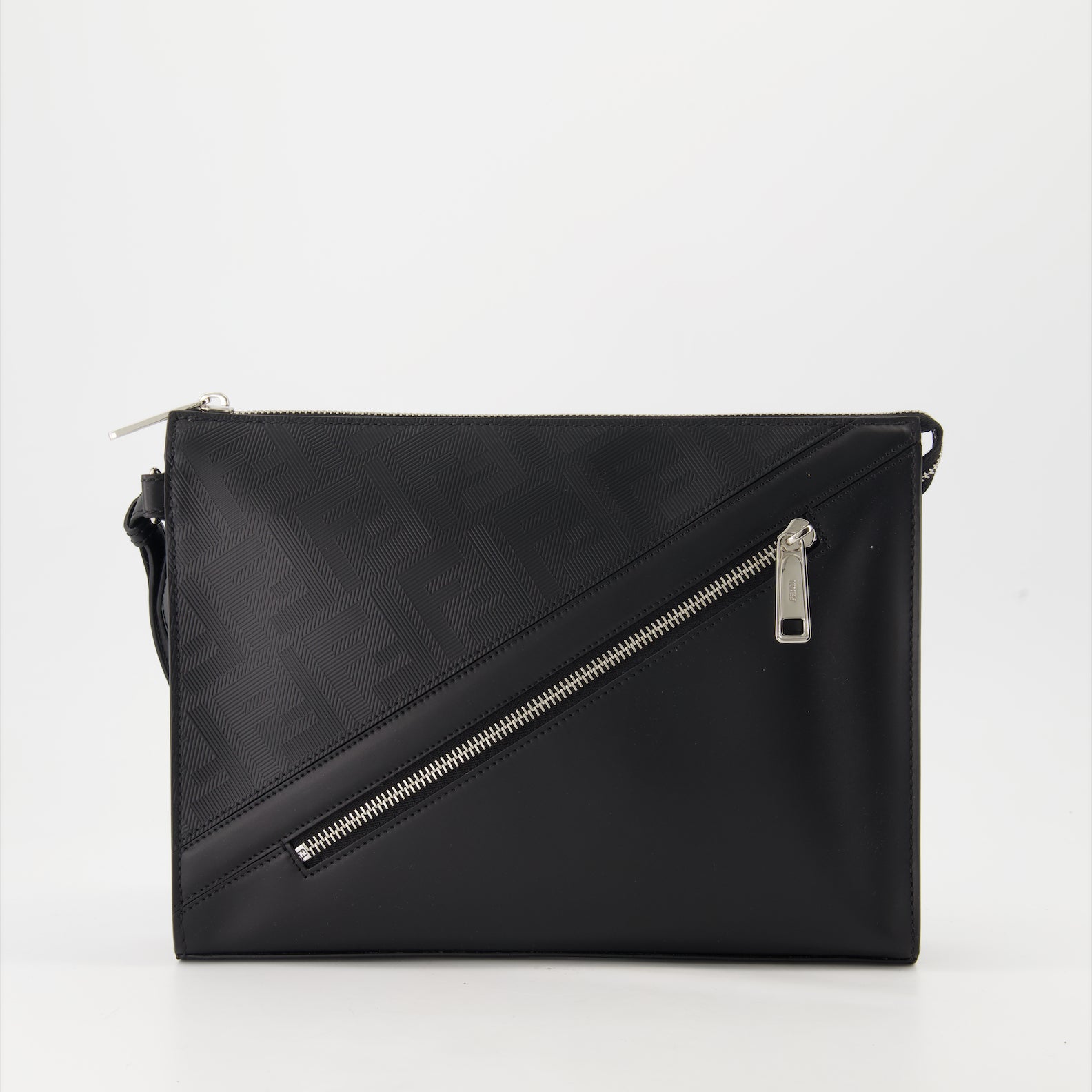 Bolsas pequenas Pochette Fendi Shadow Diagonal Fendi Preto Homme