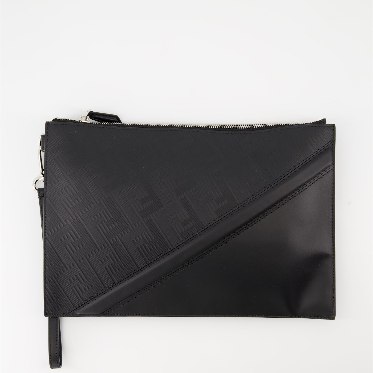 Bolsas pequenas Pochette Fendi Shadow Diagonal Fendi Preto Homme