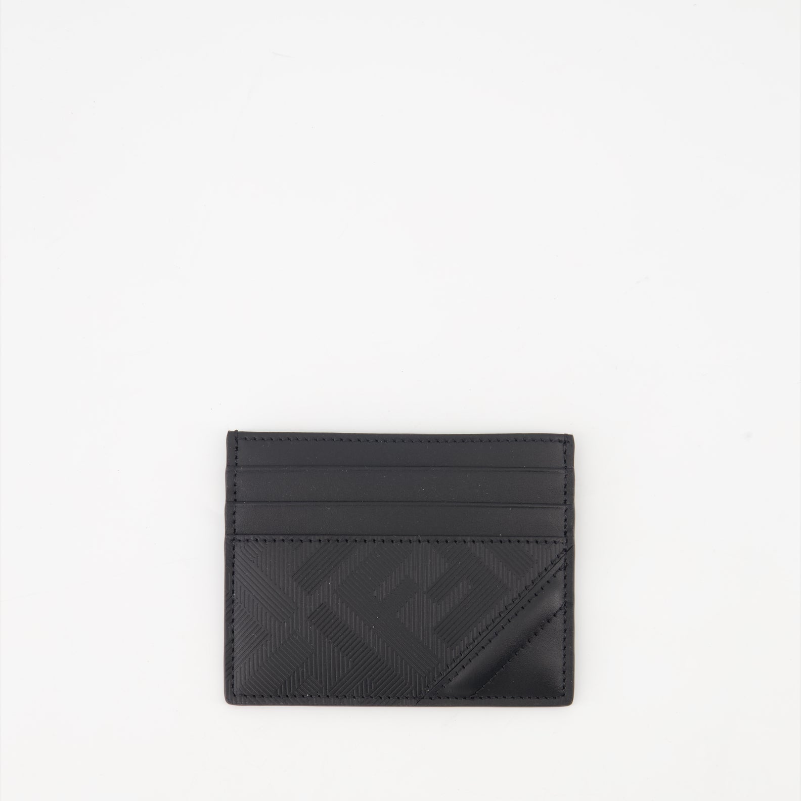 Small leather goods Porte-cartes en cuir Fendi Shadow Fendi Black Homme