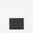 Small leather goods Porte-cartes en cuir Fendi Shadow Fendi Black Homme