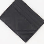 Small leather goods Porte-cartes en cuir Fendi Shadow Fendi Black Homme