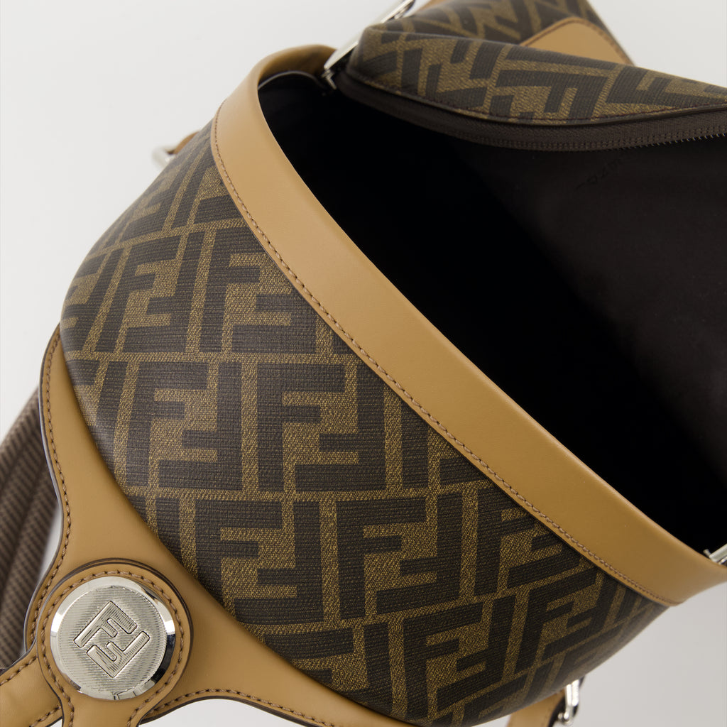 백팩 Sac à dos Fendi Diagonal Fendi 갈색 Homme