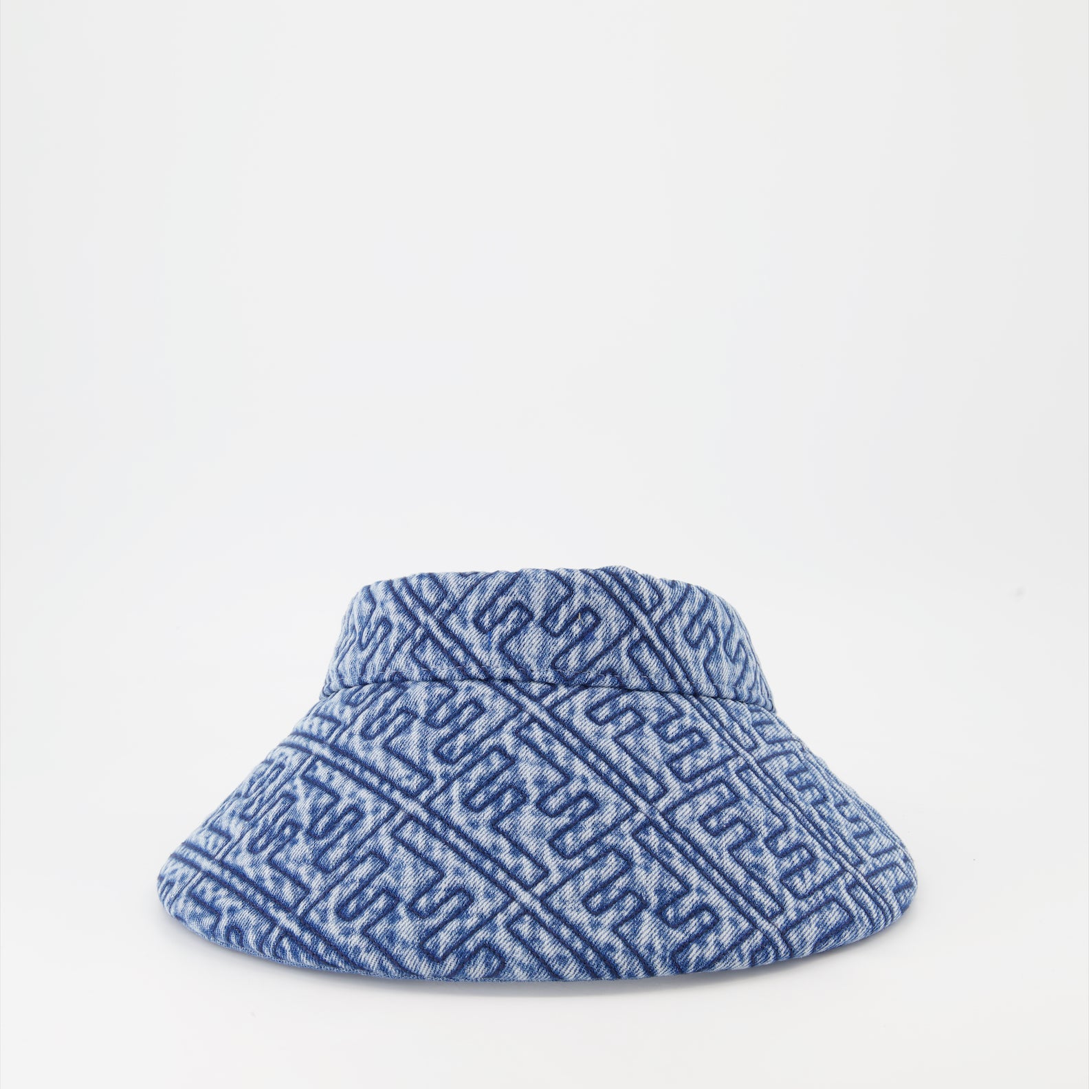 ハット・キャップ・ビーニー Visère FF en denim Fendi 青 Femme