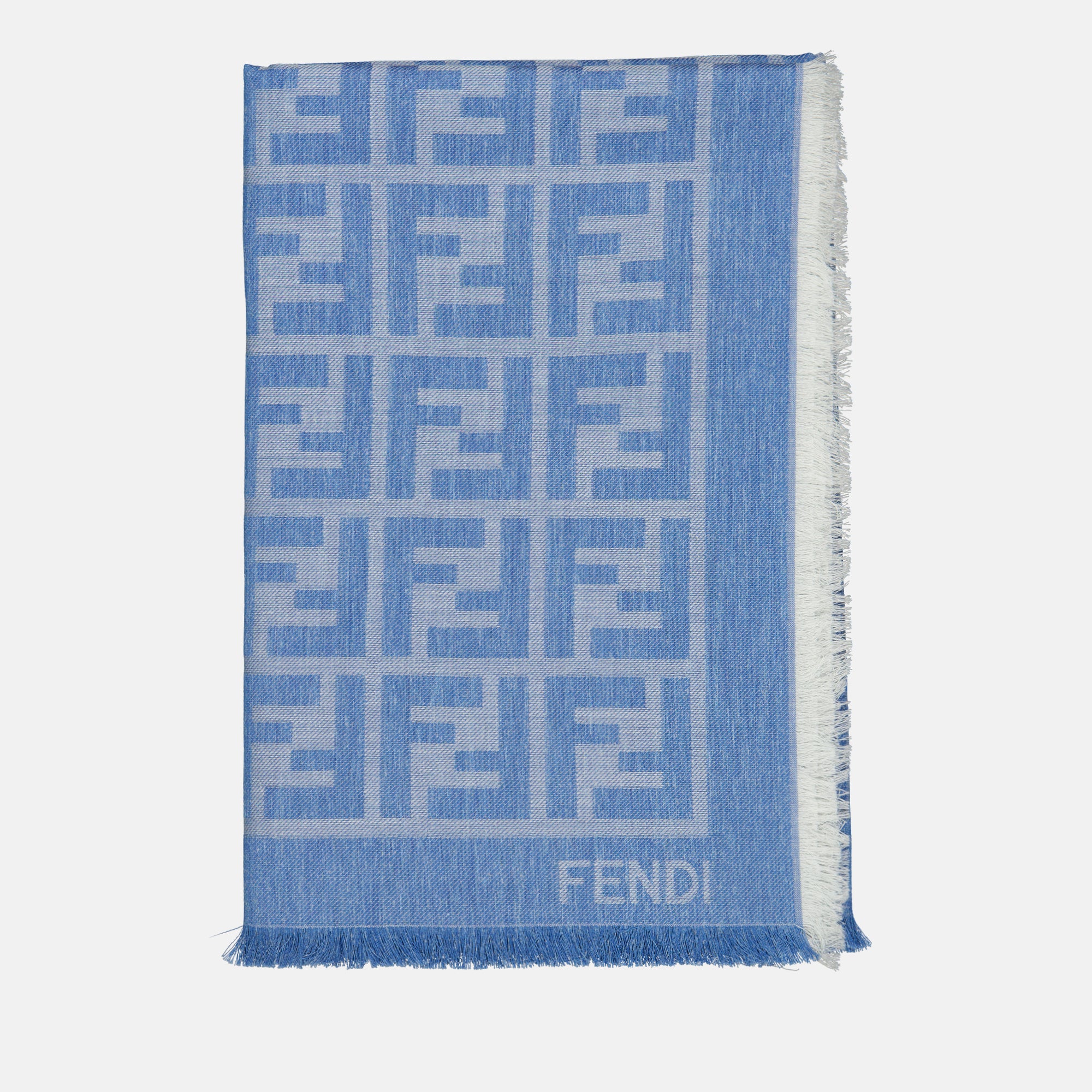 Lenços e luvas Châle FF Fendi Azul Femme