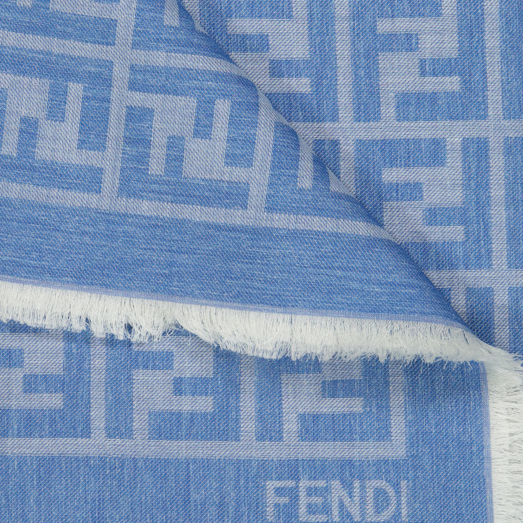 Lenços e luvas Châle FF Fendi Azul Femme