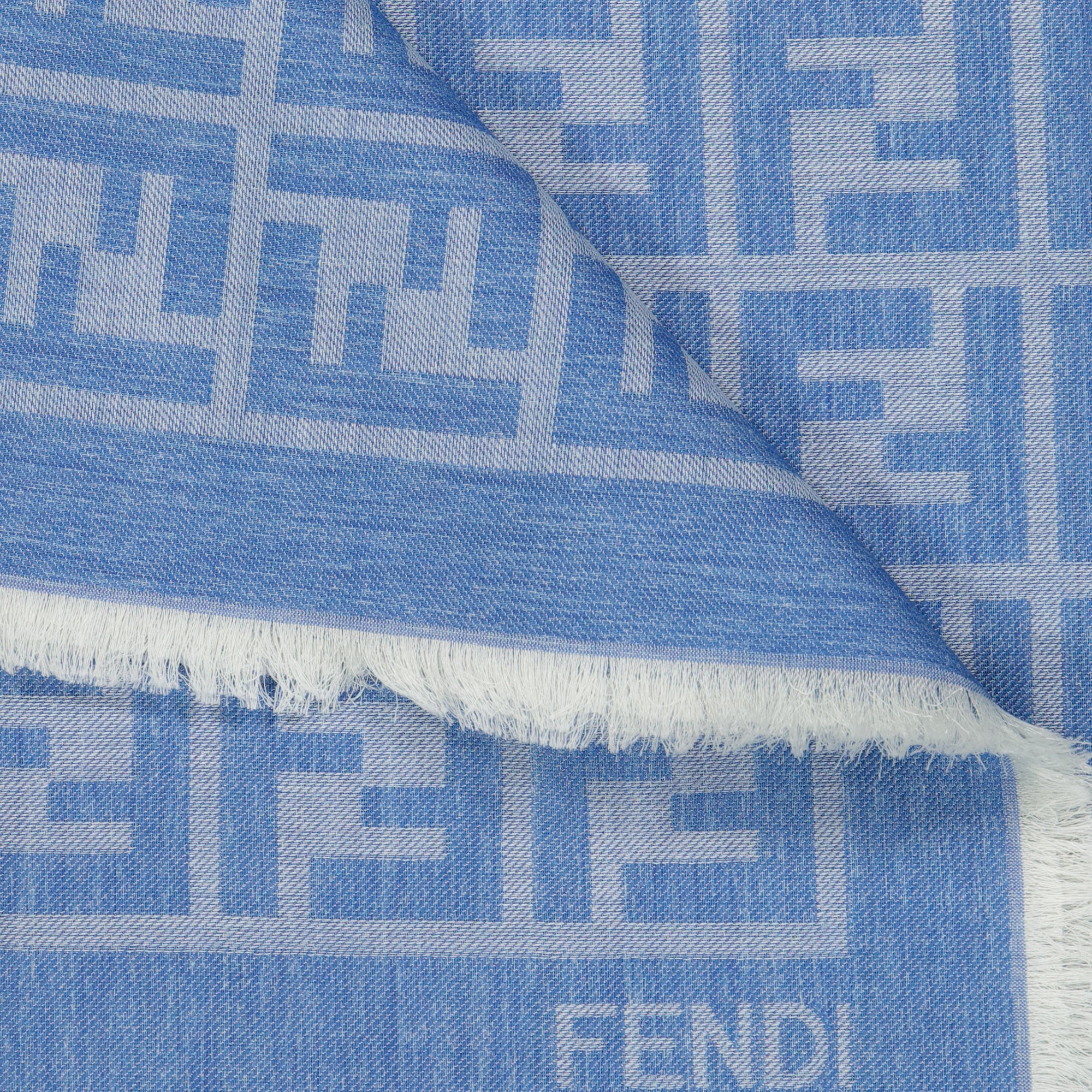 Lenços e luvas Châle FF Fendi Azul Femme