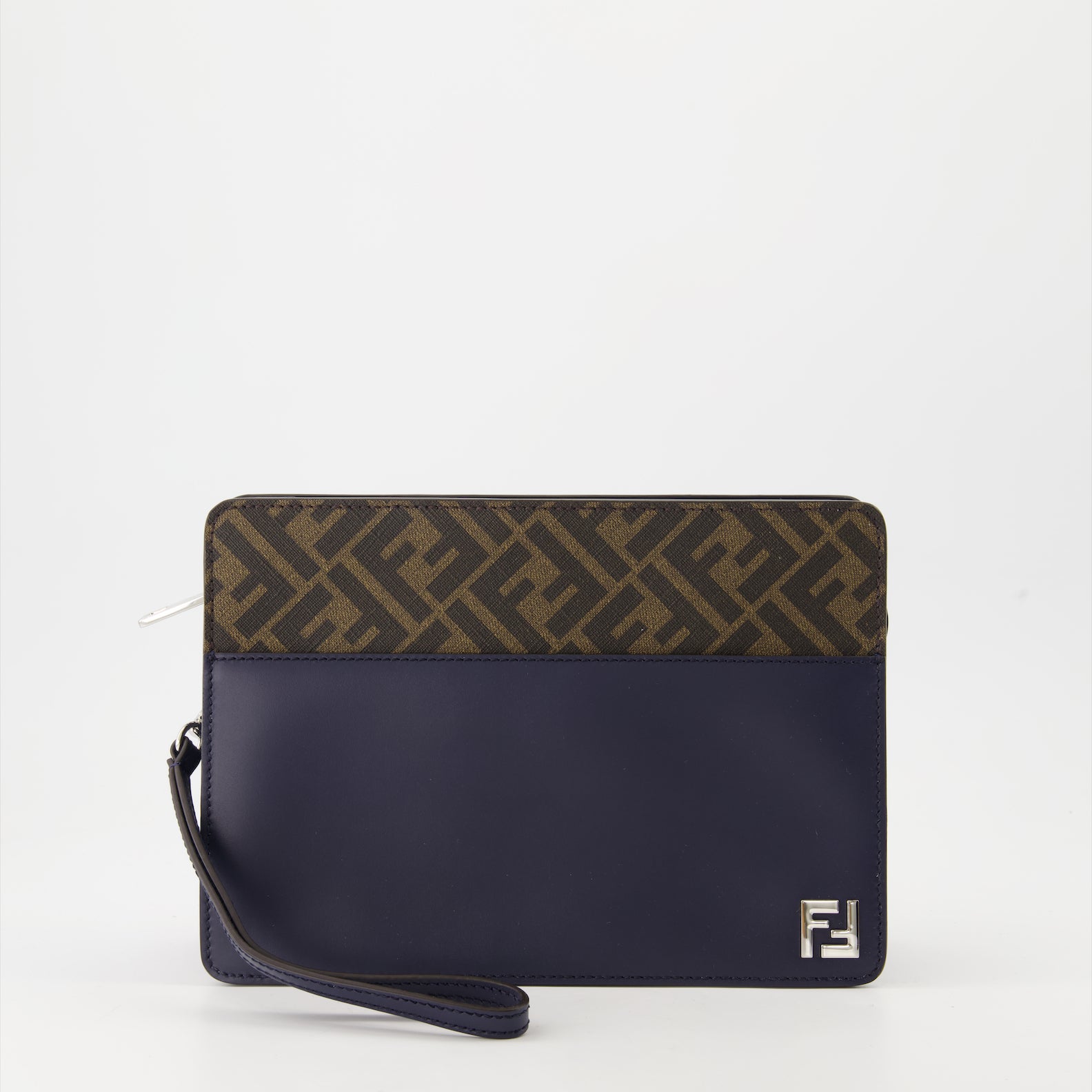 Bolsitas Pochette Standing Squared FF Fendi azul oscuro Homme