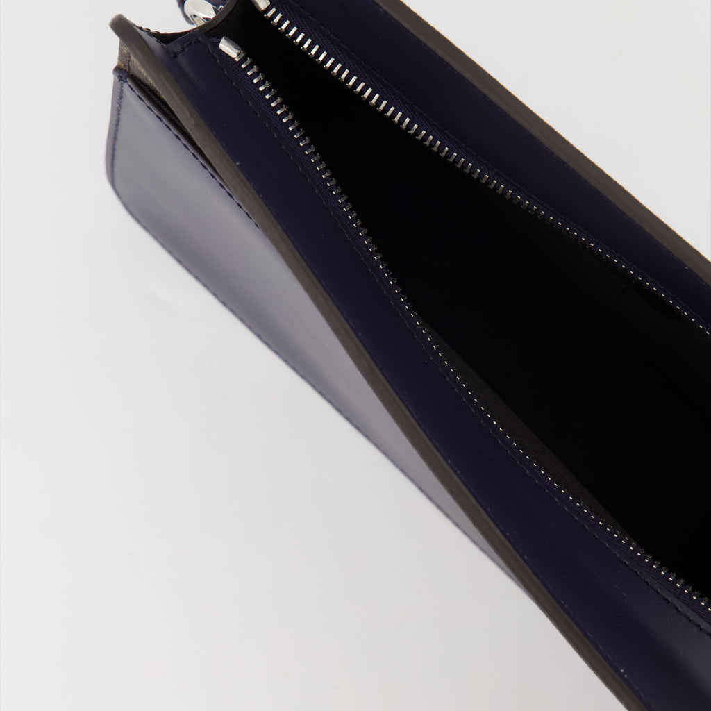 Bolsas pequenas Pochette Standing Squared FF Fendi Azul escuro Homme