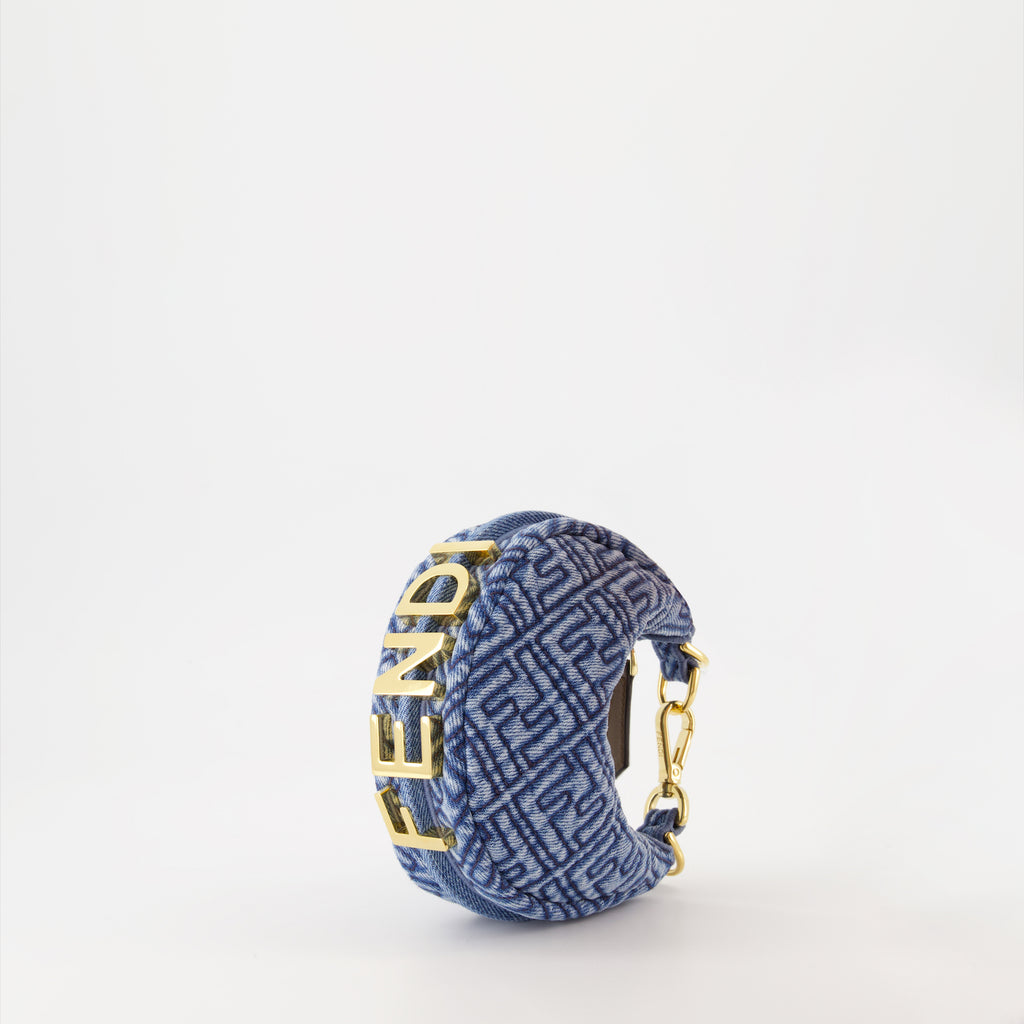 Sacs à main et épaule Sac Fendigraphy nano Fendi Bleu Femme