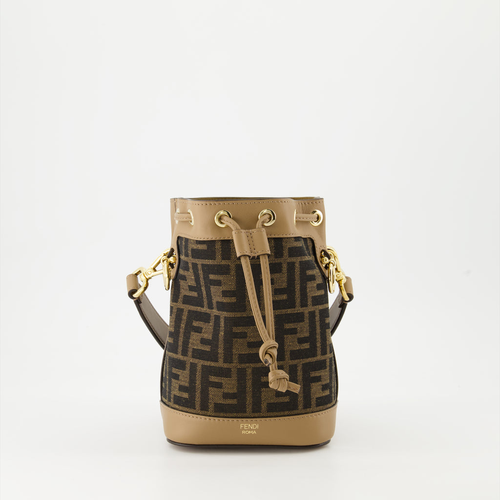 Beuteltaschen Sac seau Mon Trésor Fendi Braun Femme