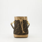 Beuteltaschen Sac seau Mon Trésor Fendi Braun Femme