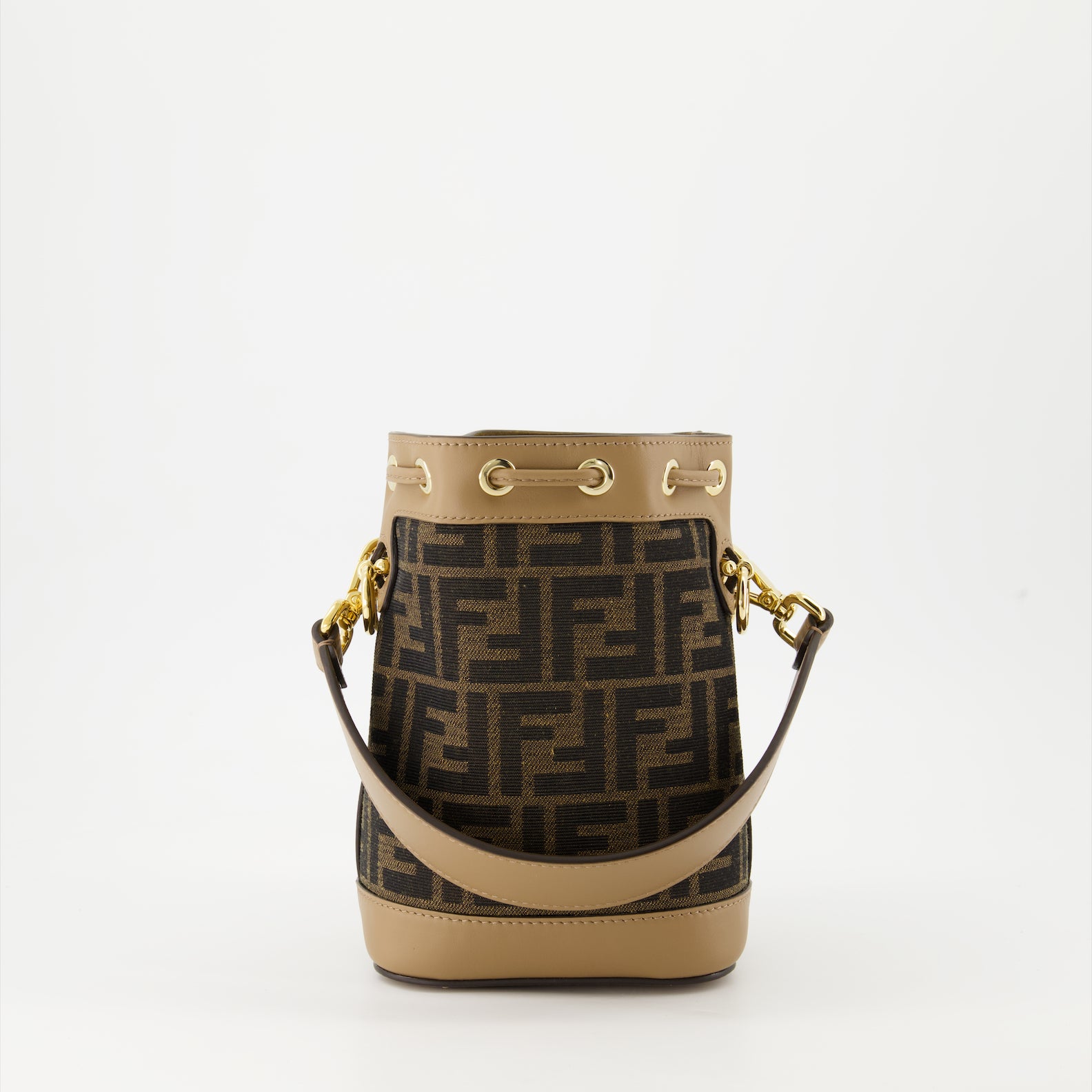Beuteltaschen Sac seau Mon Trésor Fendi Braun Femme