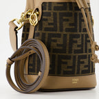 Beuteltaschen Sac seau Mon Trésor Fendi Braun Femme