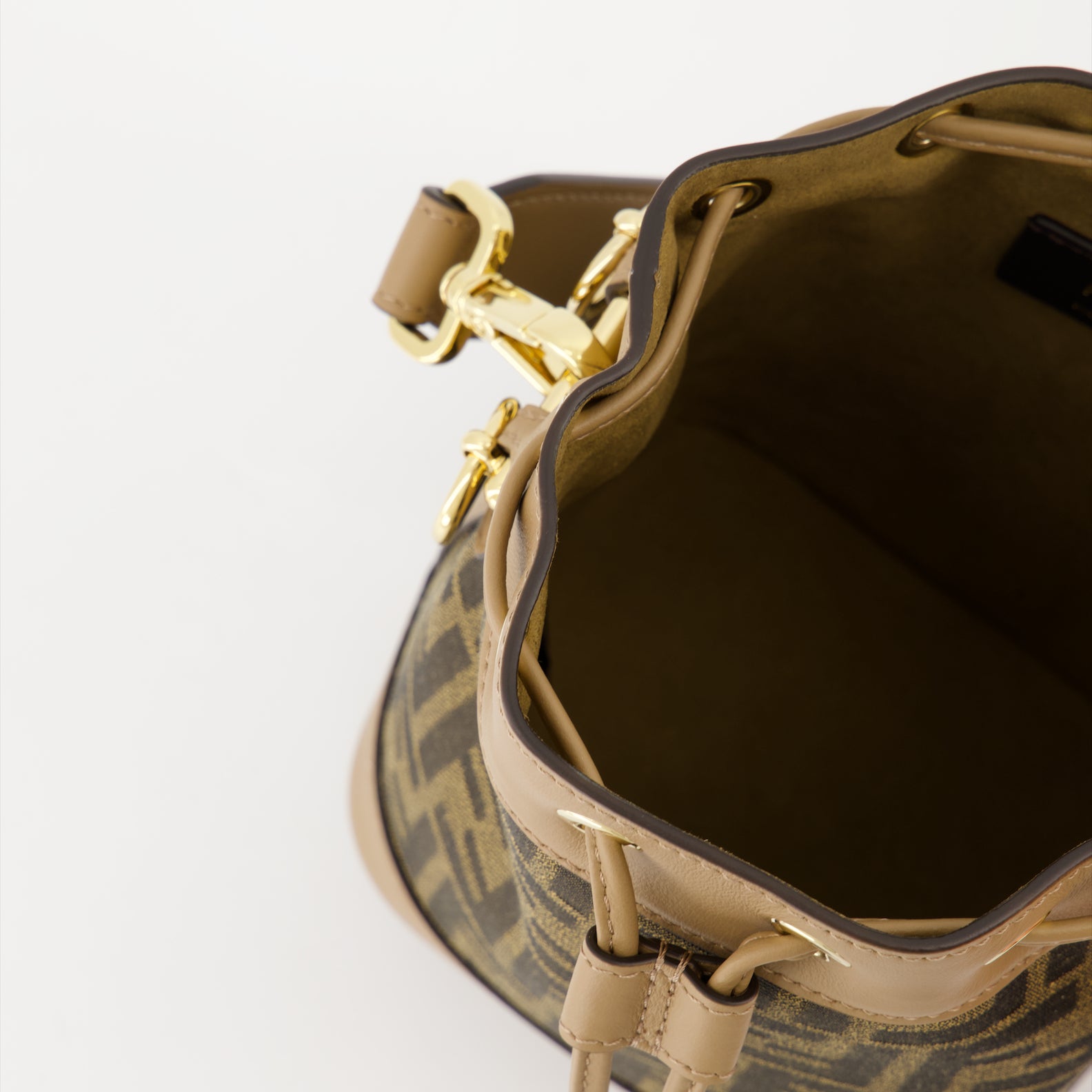 Beuteltaschen Sac seau Mon Trésor Fendi Braun Femme