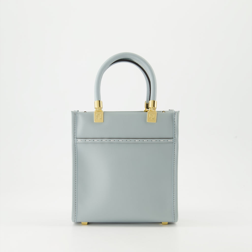 Bolsas de mão e de ombro Sac Sunshine Fendi Azul Femme