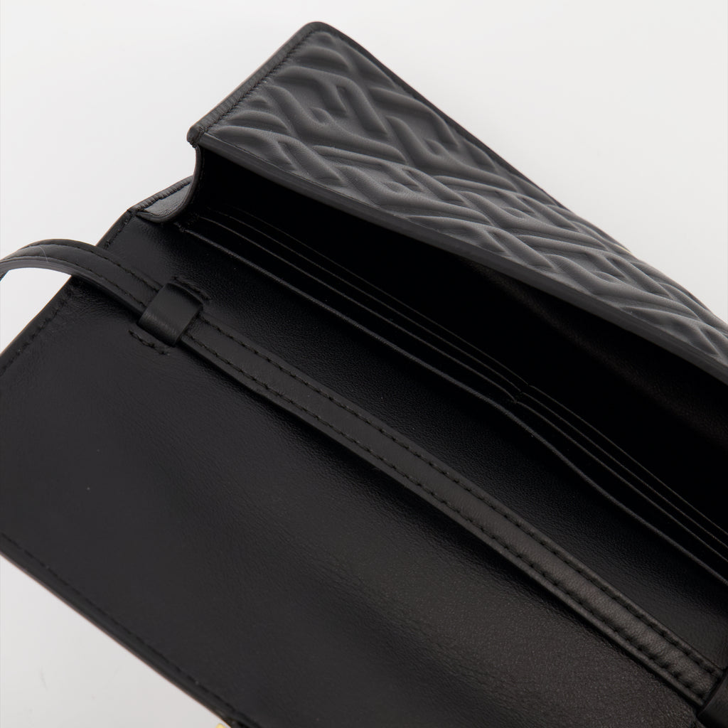Crossbody bags Baguette Chain Wallet Fendi Black Femme