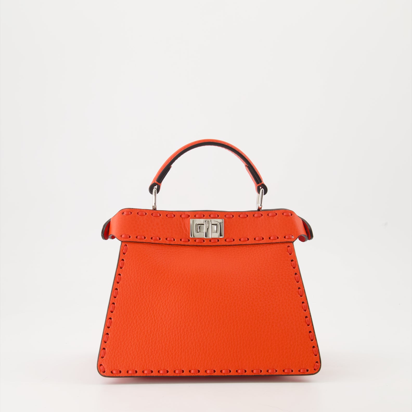 Handbags and shoulder bags Sac Peekaboo ISeeU Fendi Red Femme