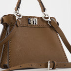 Sacs à main et épaule Sac Peekaboo ISeeU Fendi Marron Femme