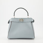 Bolsas de mão e de ombro Sac Peekaboo mini Fendi Azul Femme