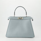 Sacs à main et épaule Sac Peekaboo ISeeU Fendi Bleu Femme